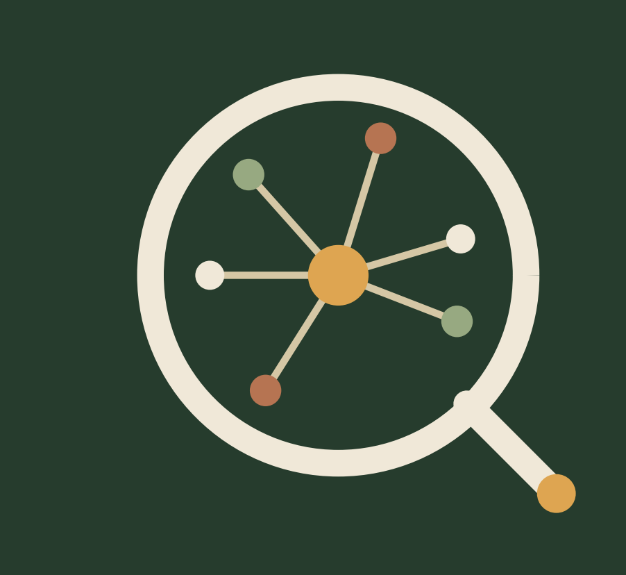 Querenza's full Q-ring network logo